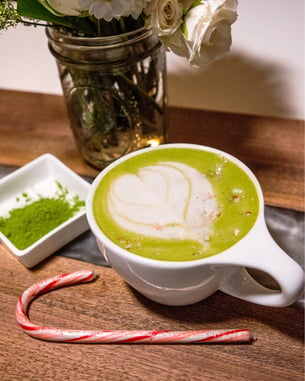 Peppermint Matcha Latte